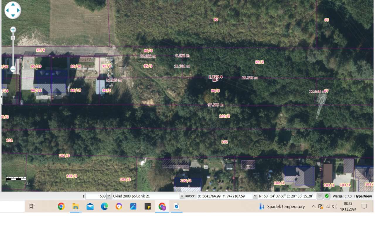 Działka Kielce ul. Zastawie 1450m2 woda prąd gaz-1