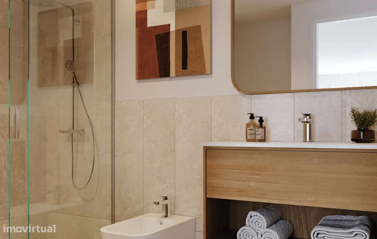 T2 Novo com Terraço em Condomínio Privado – Loures - Grande imagem: 5/38
