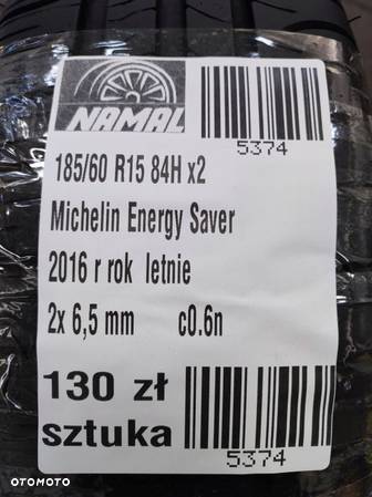 185/60r15 michelin 2016 opony letnie 6,5mm 5374 - 7