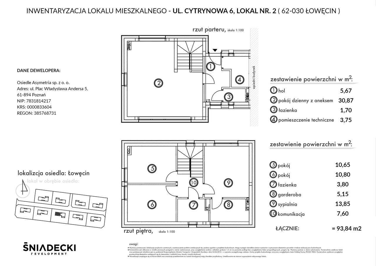Nietuzinkowy bliźniak pod Swarzędzem, ogród 500m - Pełny obrazek: 2/8