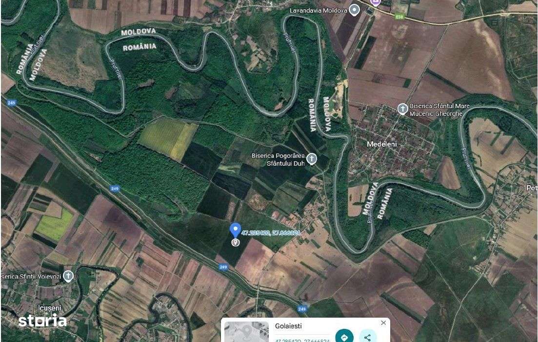 Teren extravilan cota parte 1/5, Golaiesti, ID: R2838330-7