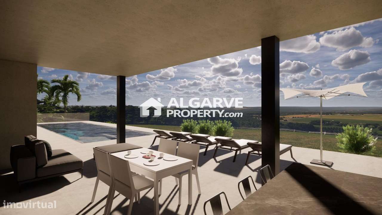 Moradia de Luxo Contemporânea com Piscina e Vista Mar em Boliqueime - Grande imagem: 5/37