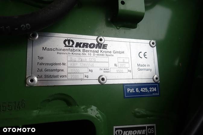 Krone BIG PACK 1270 - 11