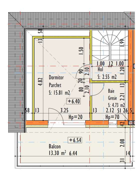 Casa cuplata, 168 mp utili, teren 200 mp – Dambul-Rotund-6