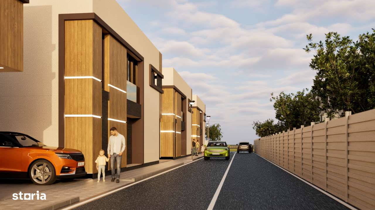 Casa individuala moderna in Bragadiru 3 bai matrimonial inc pardoseala - Imagine principală: 5/8