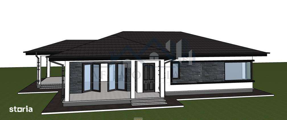 Valea Lupului CASA PARTER 4cam sc=115mp TEREN 380mp toate utilitatile - Imagine principală: 1/12