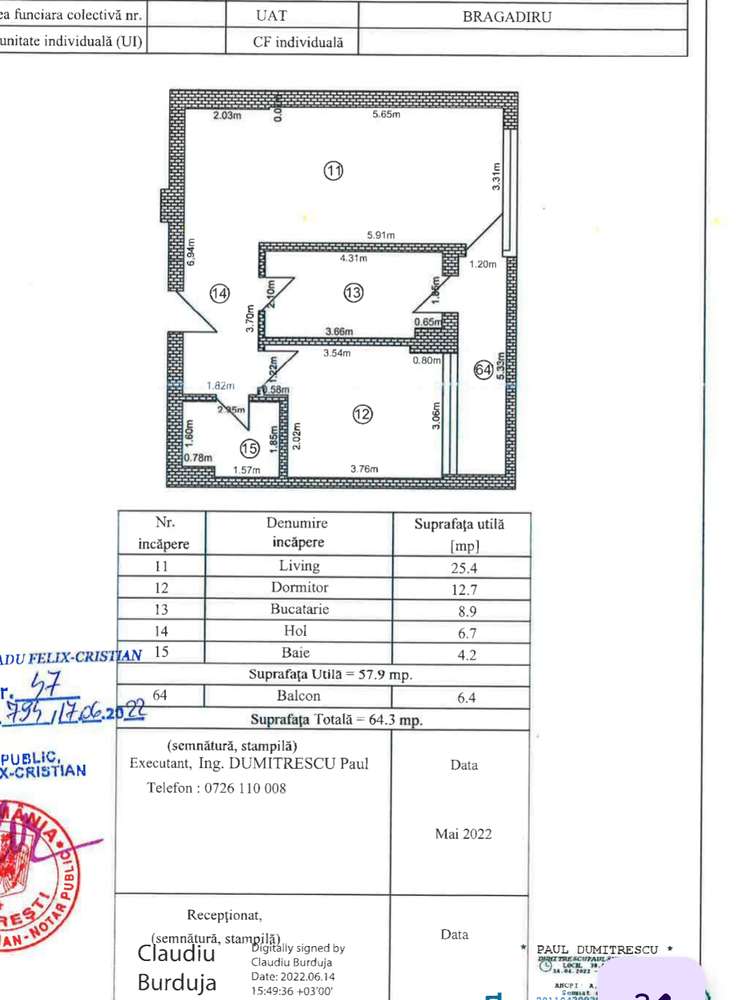 Apartament 2 camere Complex Spazio Residence Bragadiru Ilfov-18