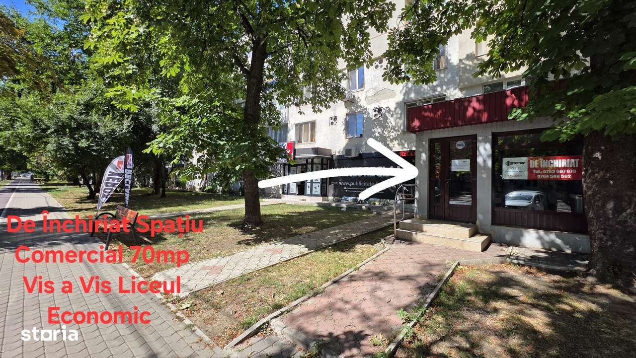 Spatiu Comercial Blvd Garii Vis a Vis de Liceul Economic - Imagine principală: 1/16