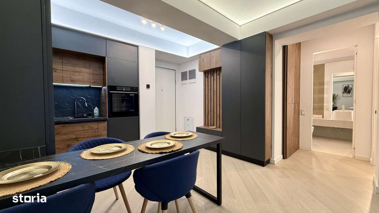 De inchiriat  | Apartament smart 2 camere  | Cortina North Pipera Volu - Imagine principală: 4/15