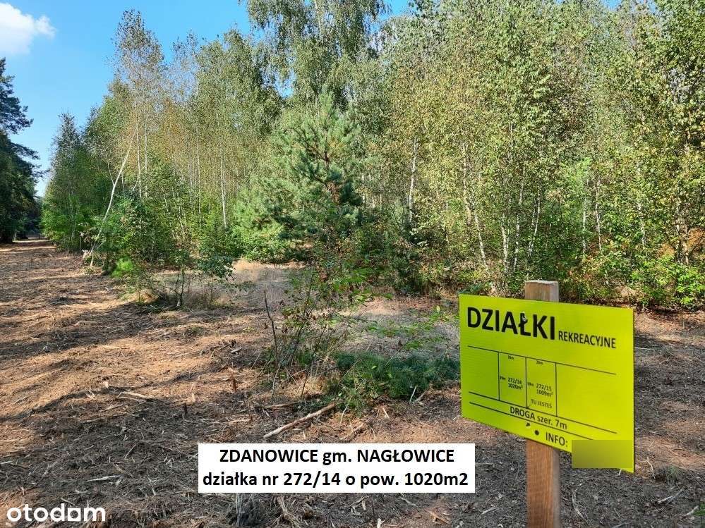 Tania działka rekreacyjna 1020m2 tylko 49.900 zł (brutto z 23% VAT)-13