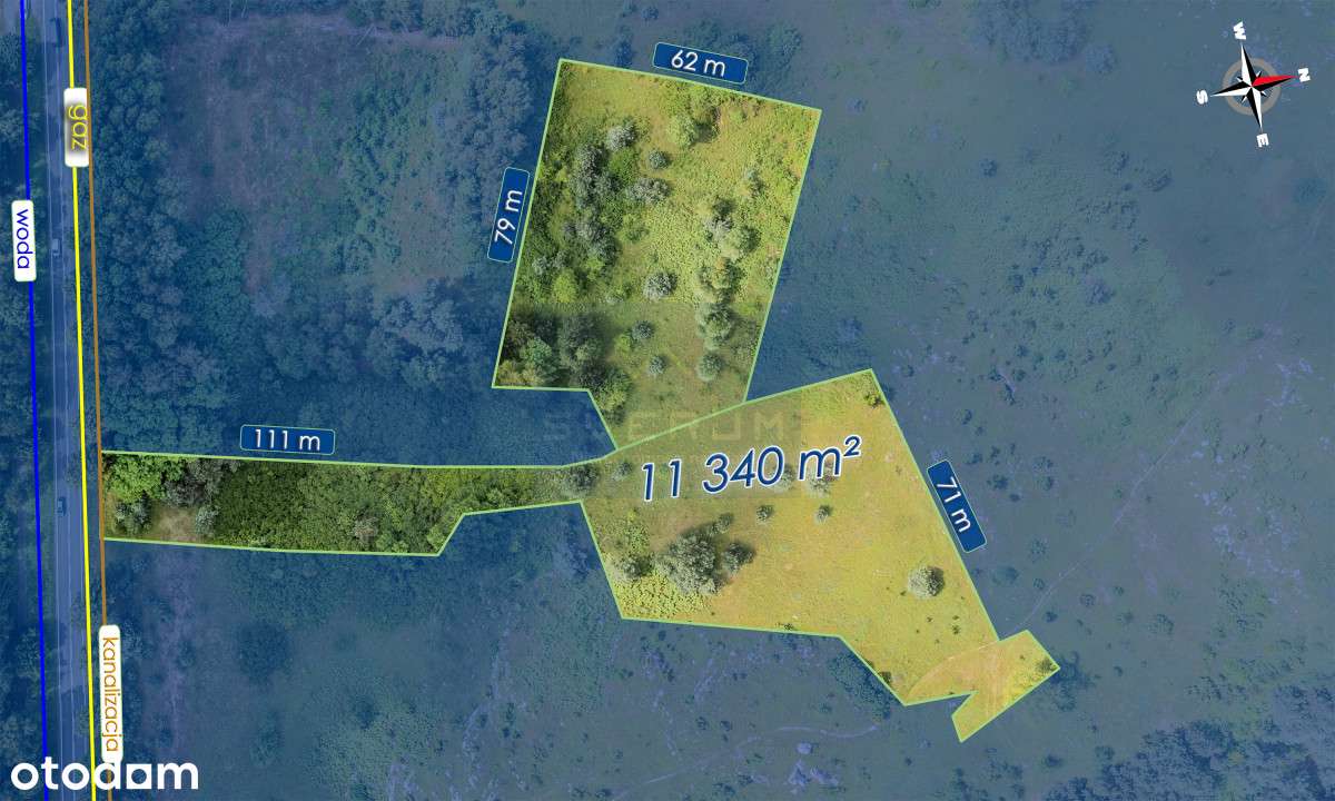 Duża działka na sprzedaż Olsztyn - Pełny obrazek: 5/5