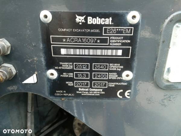 Bobcat E26 - 8