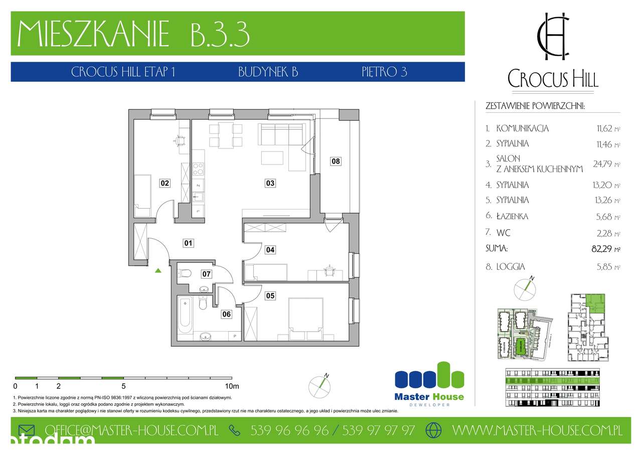 Crocus Hill | mieszkanie B_3_3 - Pełny obrazek: 2/8