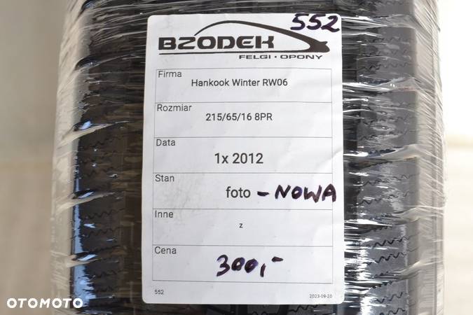 Hankook Winter RW06 1x 215/65/16 106/104 T - 6