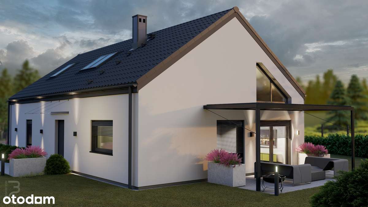 Dom 125,89 m2 na sprzedaż, z poddaszem użytkowym - Pełny obrazek: 2/9