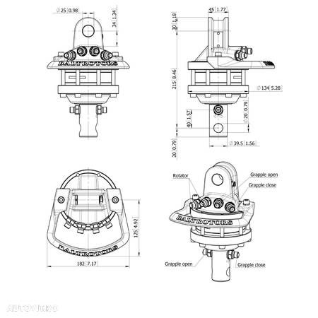 Rotator Pentru Macara Baltrotors GR10 - 3