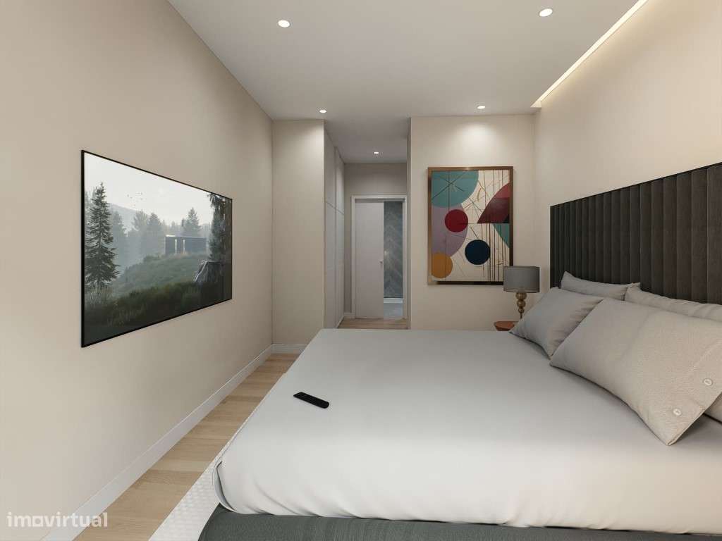 Moradia Geminada Térrea T 2, com piscina e pérgula, excelente local...-6