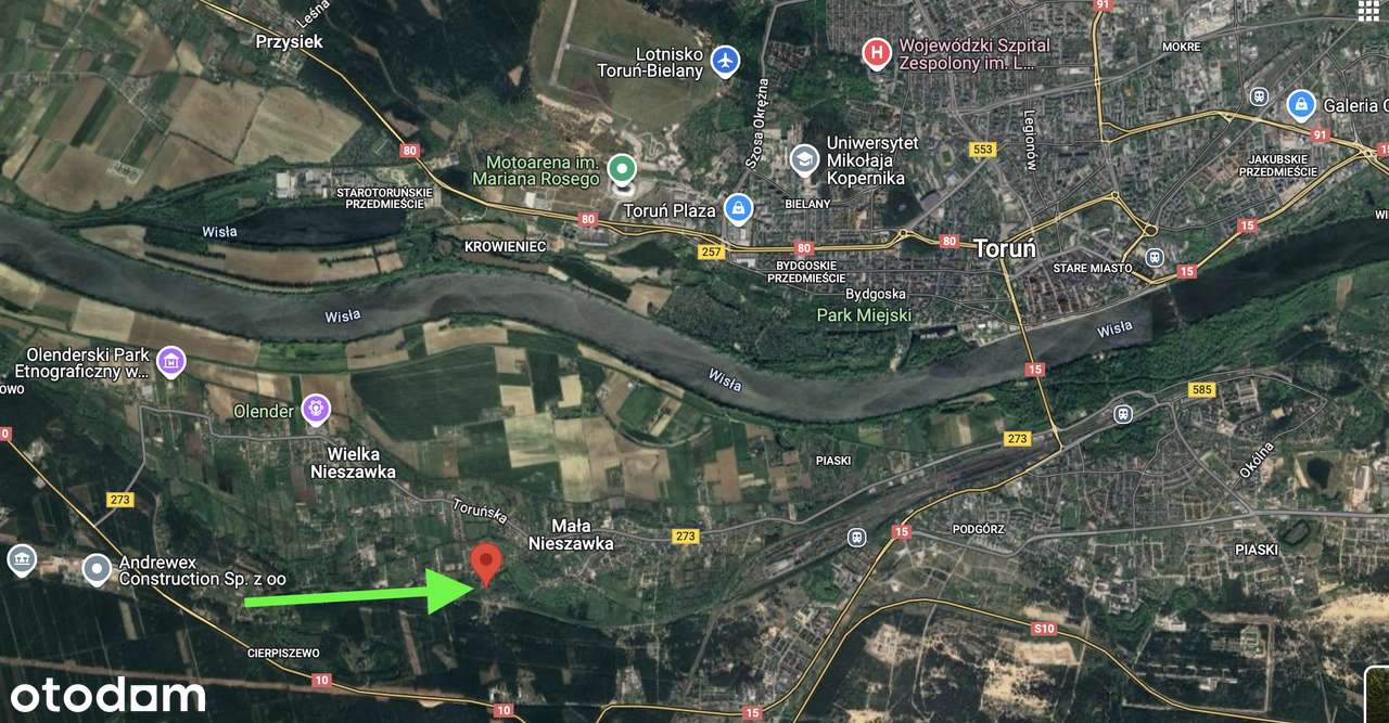 Działa Mała Nieszawka, Toruń, Wielka Nieszawka, ul. Leśna - Pełny obrazek: 5/7