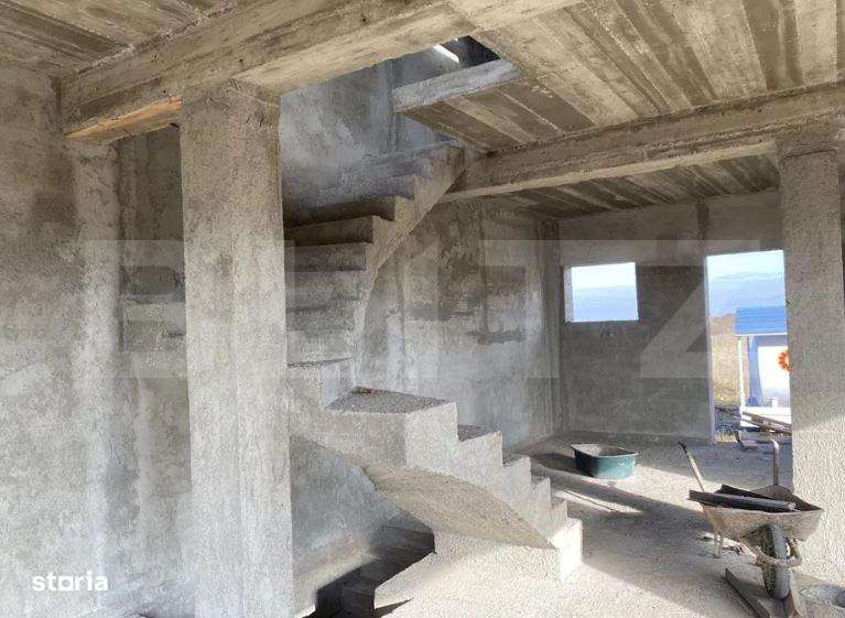 Casa cu 3 dormitoare, semifinisata,2 bai, teren 400 mp, cartier Izvor, - Imagine principală: 3/3