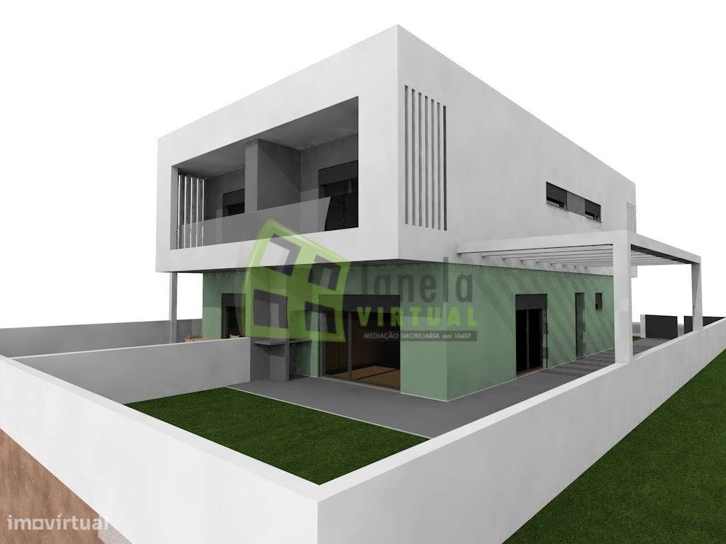 Moradia Geminada T3 Nova com Piscina | Fernão Ferro-3