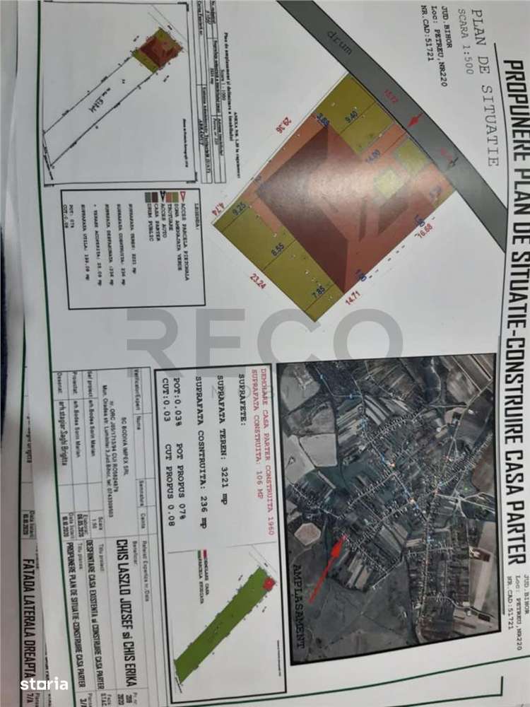 RECO TEREN GENEROS CU FUNDATIE - Imagine principală: 4/9