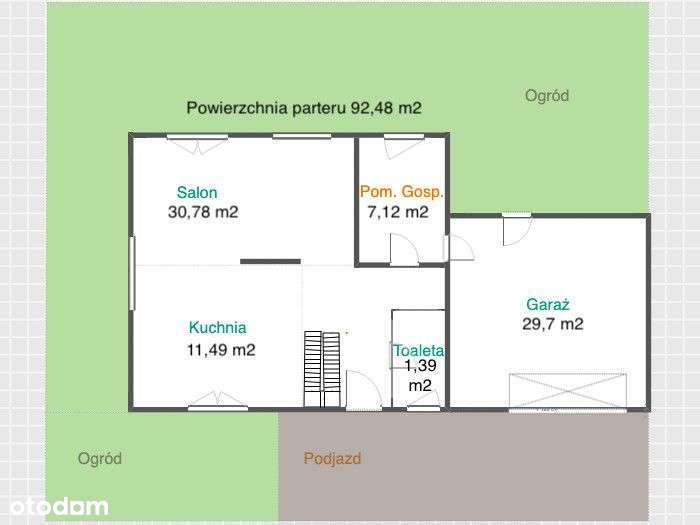 4 pokoje | garaż w bryle | ogrzewanie podłogowe - Pełny obrazek: 5/7