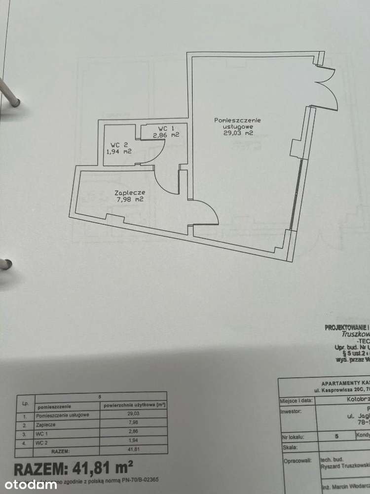 Lokal usługowy strefa nadmorska - Pełny obrazek: 1/7