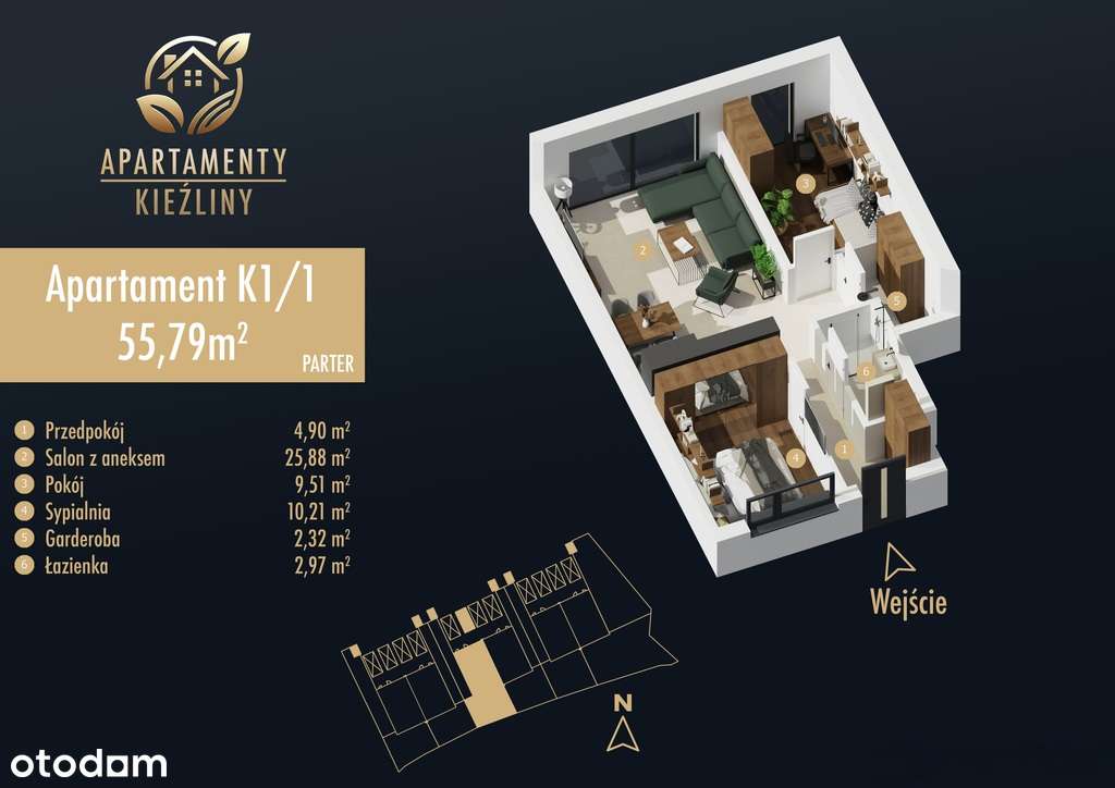 Promocja Apartament w Kieźlinach z ogrodem-3