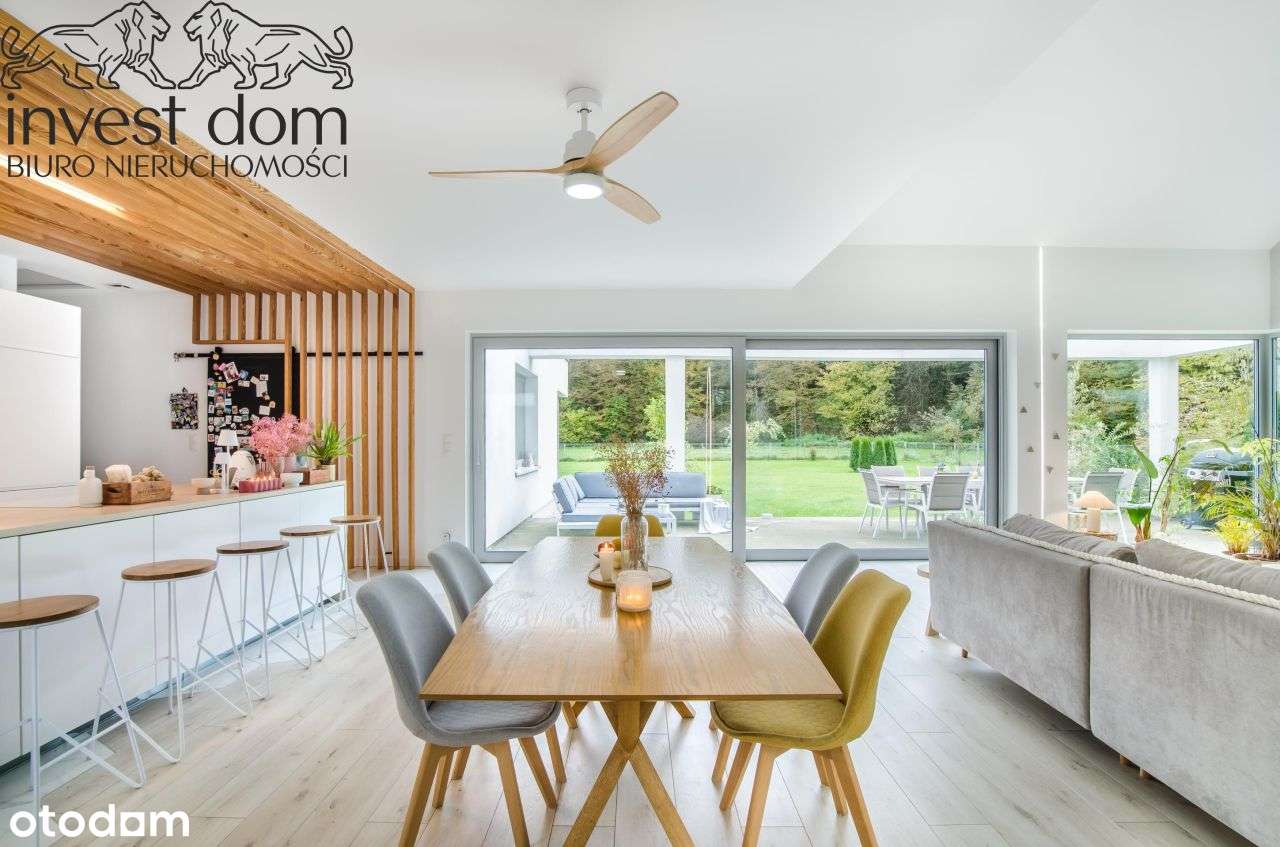 Śródziemnomorska Willa z Kolonialną Nutą | Spokój,-9