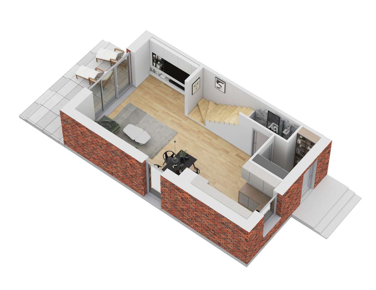 Dom 89,84 m²•Skajny Ogród ok. 240 m²•Osiedle zamknięte•Wysoki standard - Pełny obrazek: 5/7