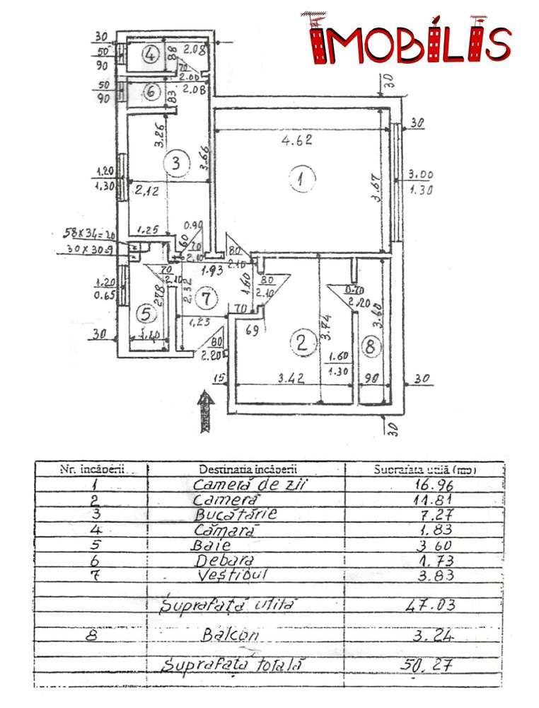 Comision 0! Vanzare 2 camere, decomandat, Sala Palatului-9