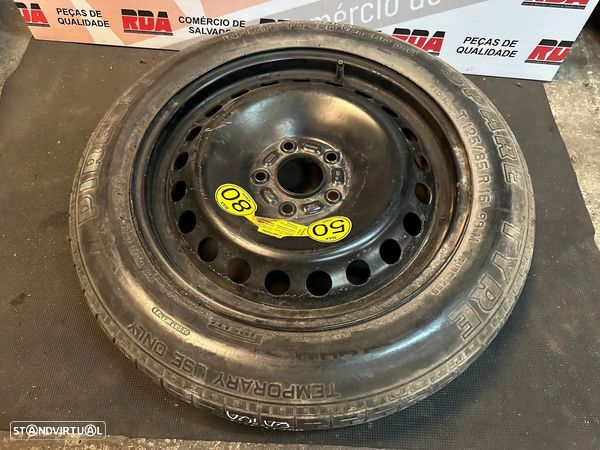 PS43 RODA / PNEU SUPLENTE VOLVO 125 85 R16 FURAÇÃO 5X108 - 1