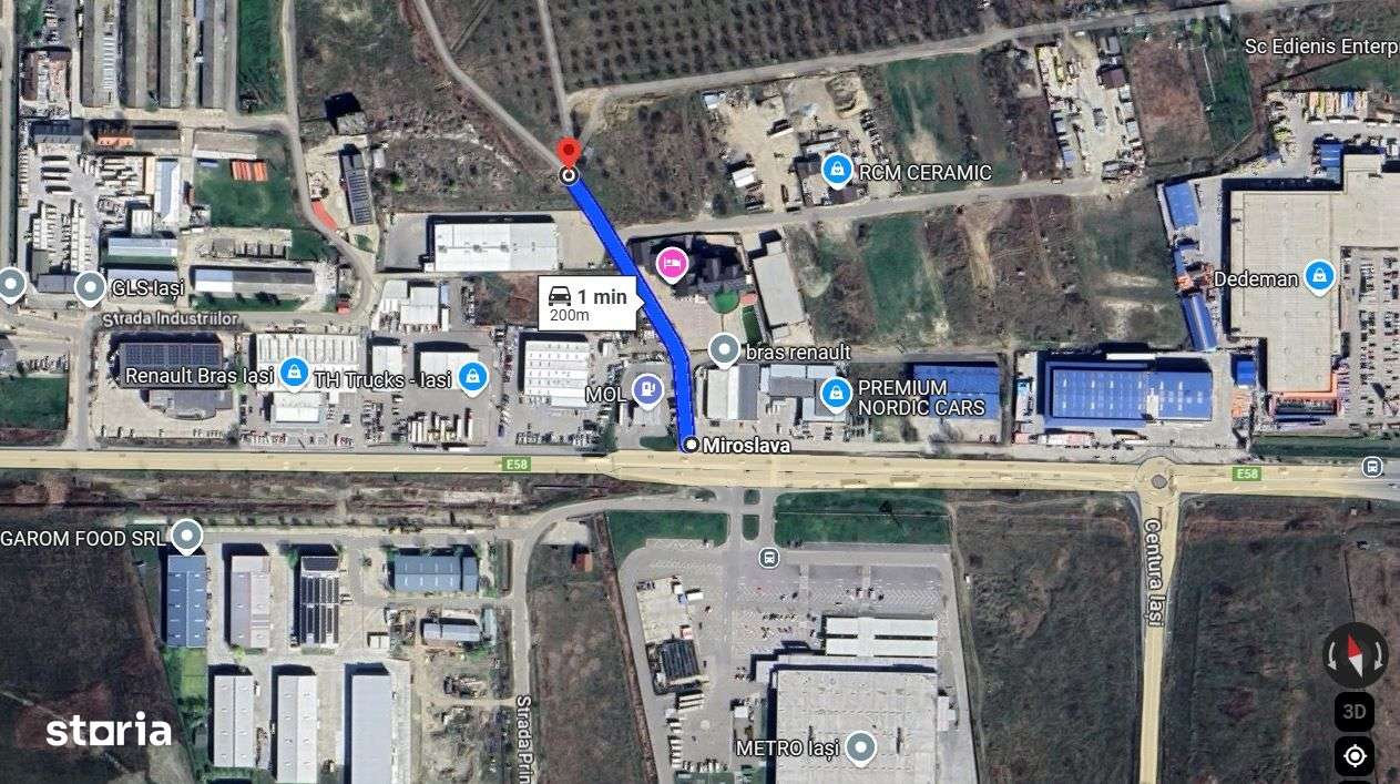 Teren Industrial Zona Metro - Soseaua Europeana - Comision 0%-2