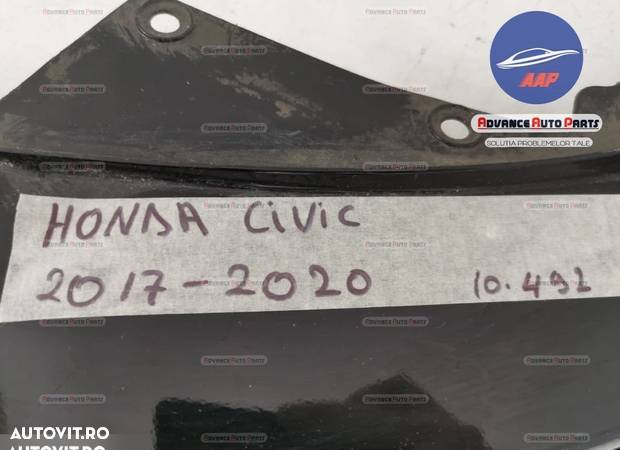 Difuzor fusta bara spate originala Honda Civic 10 2015 2016 2017 2018 2019 2020 OEM - 6