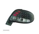 FAROLINS TRASEIROS LED PARA PEUGEOT 206 98-09 PRETO - 2