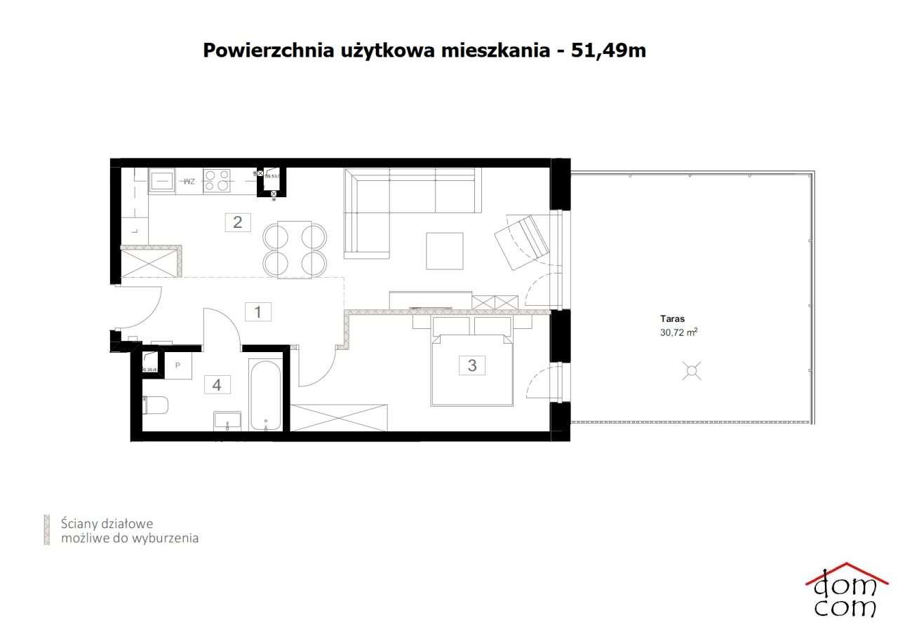 Nowe mieszkanie 2pok + Taras w Gliwicach - Osiedle-15