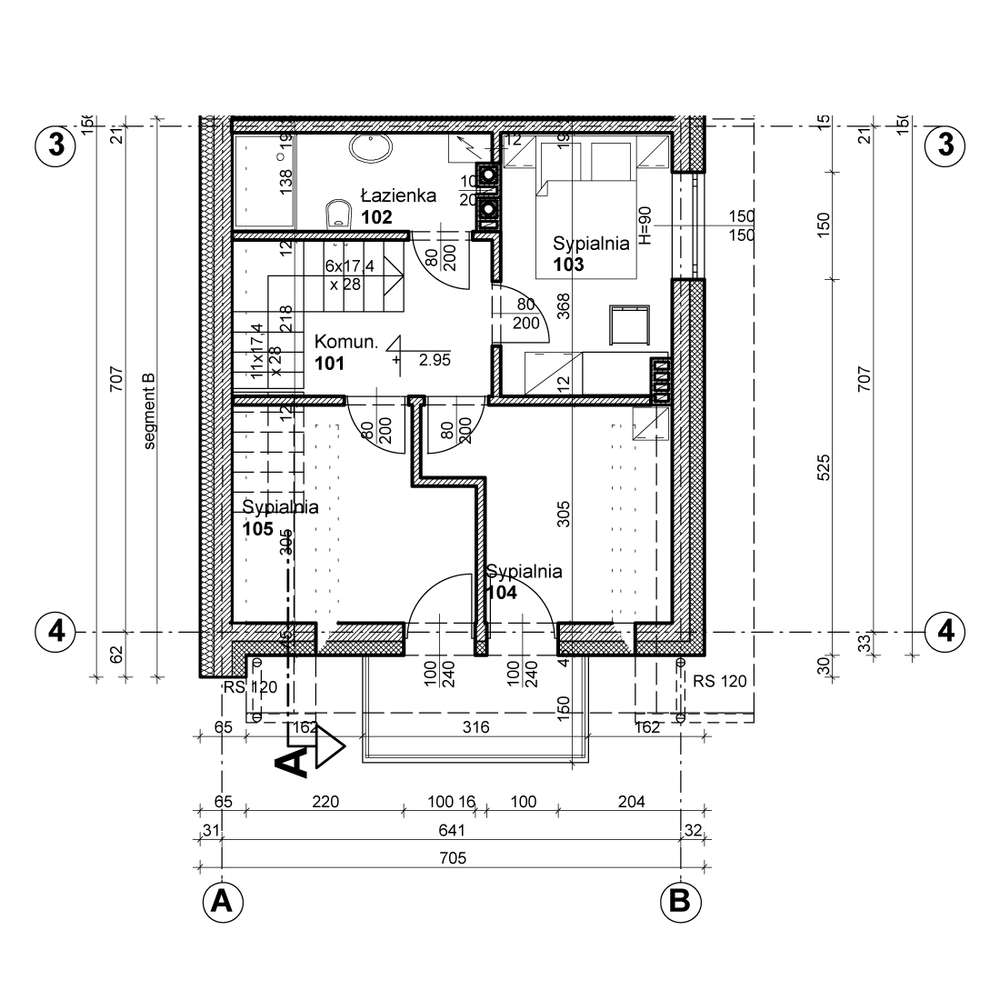 Nowy budynek mieszkalny 90 m2 Busko-Zdrój-8