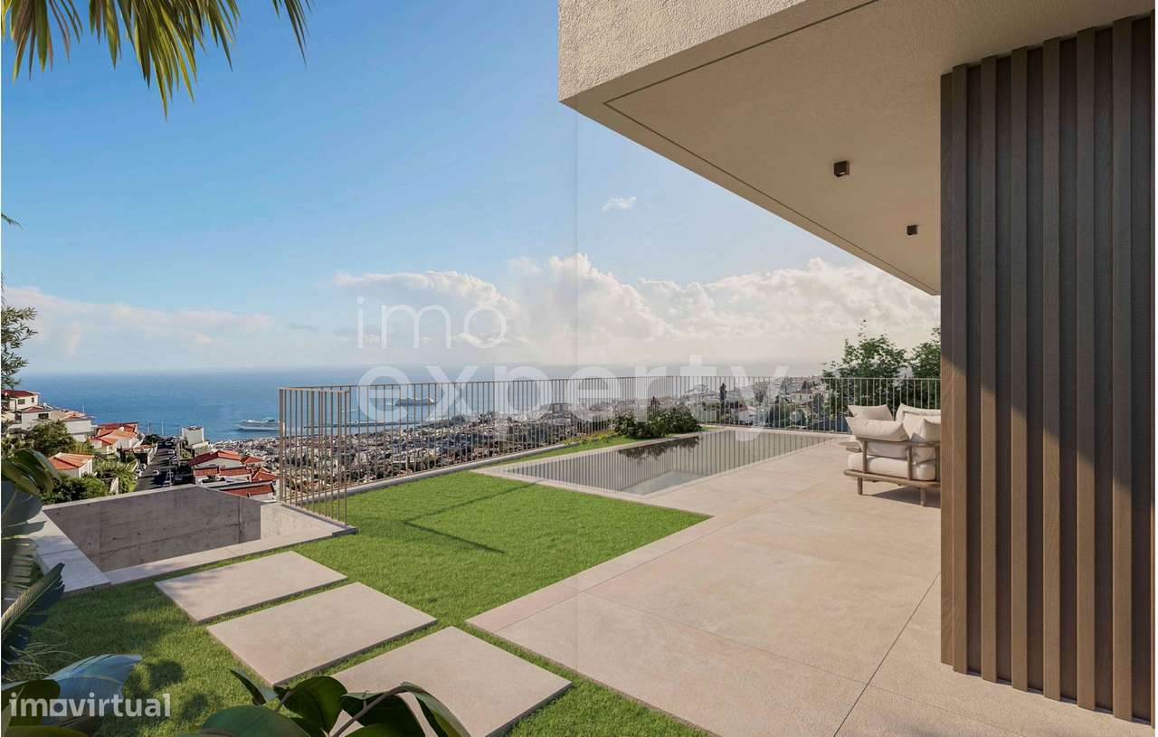 Moradia isolada T3+1, com piscina e vista mar, no Livramento, Funchal-3