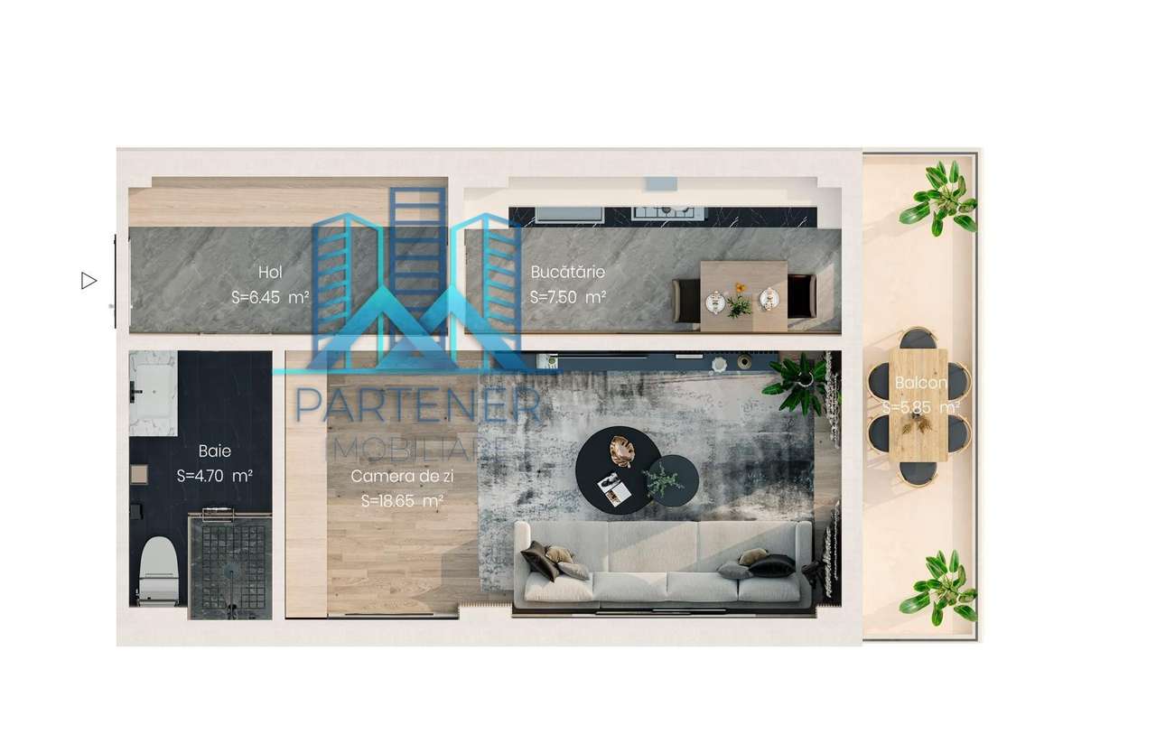 LIFT!Apart. 1 camera,43 mp,Pacurari-Valea Lupului-Mall Moldova+PARCARE - Imagine principală: 2/8