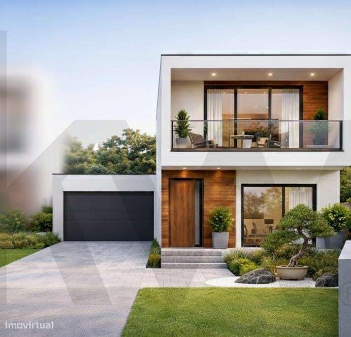 Terreno com 391m2 em Trajouce para construção de moradia geminada - Grande imagem: 2/8