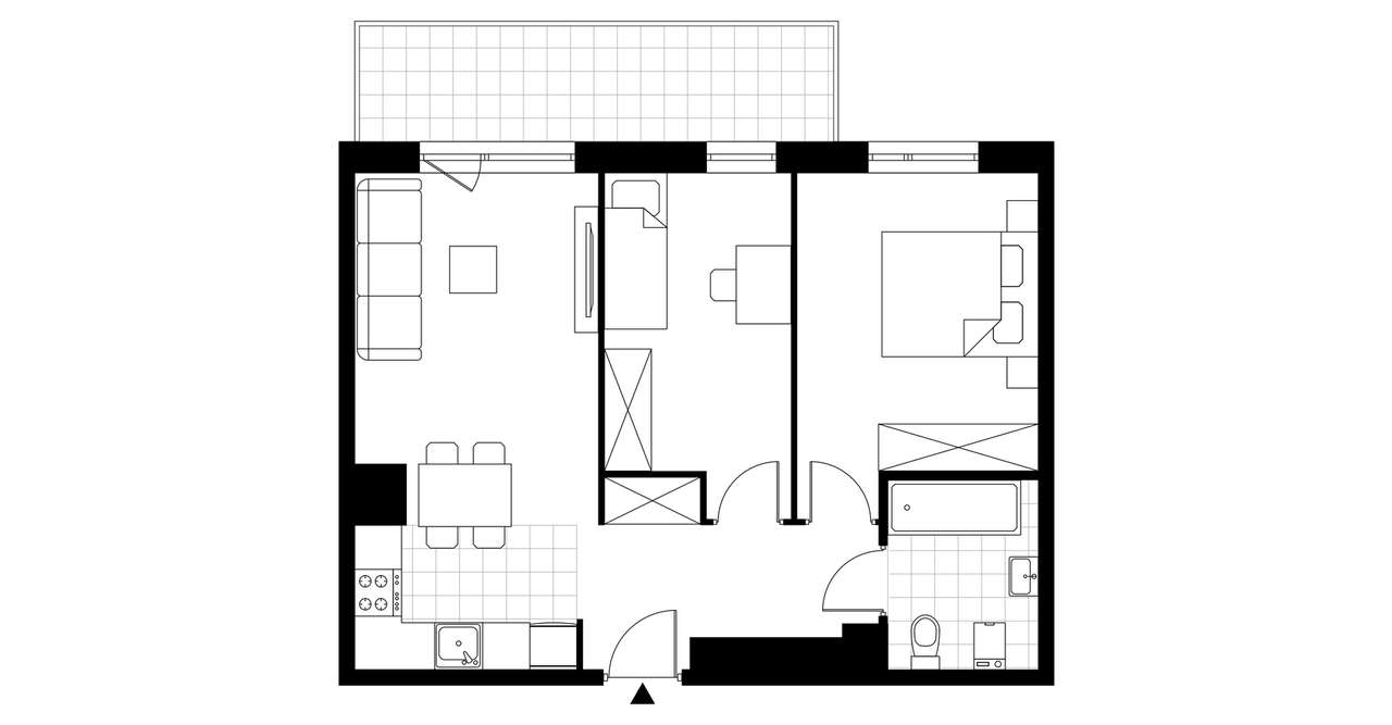 3-pokojowe mieszkanie 52m2 + balkon Bez Prowizji - Pełny obrazek: 3/8