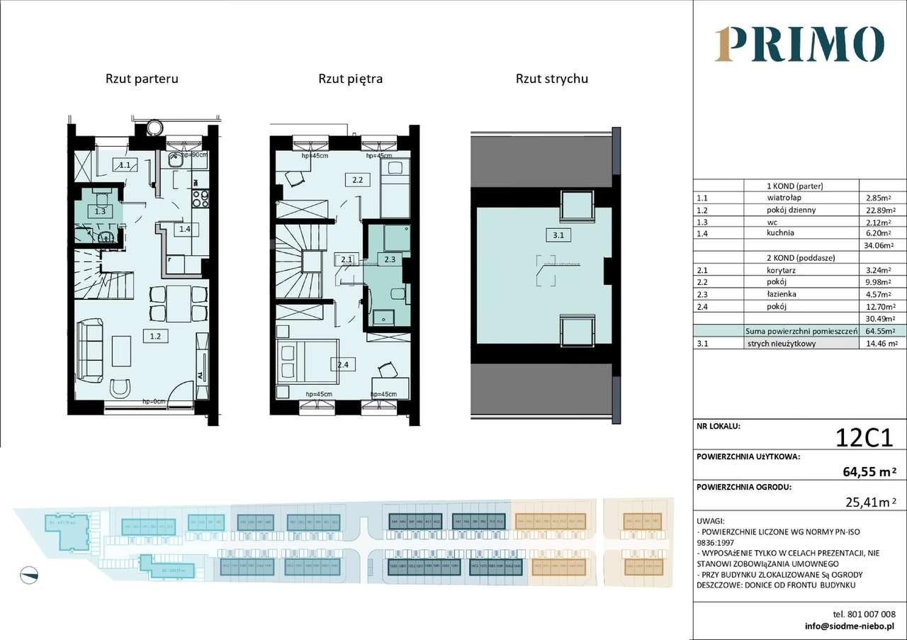 Piętrowy dom z ogrodem w Rokitnicy | 12C1 - Pełny obrazek: 2/6