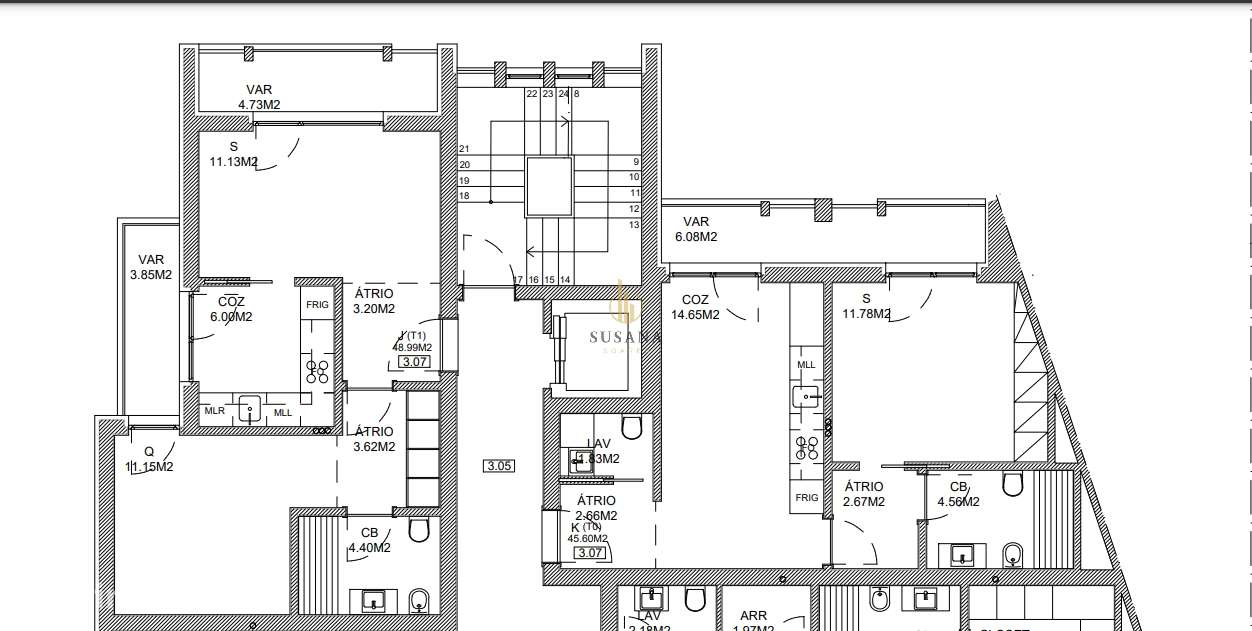 Apartamento T1+1 DUPLEX Venda em Viseu,Viseu-33