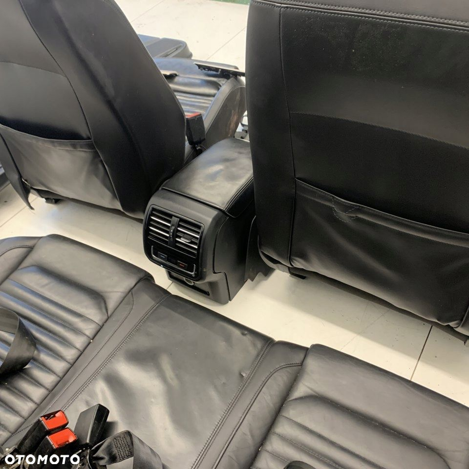 Siedzenia fotele boczki tapicer kpl skóra wnętrze VW PASSAT B8 3G KOMBI 15r - 10