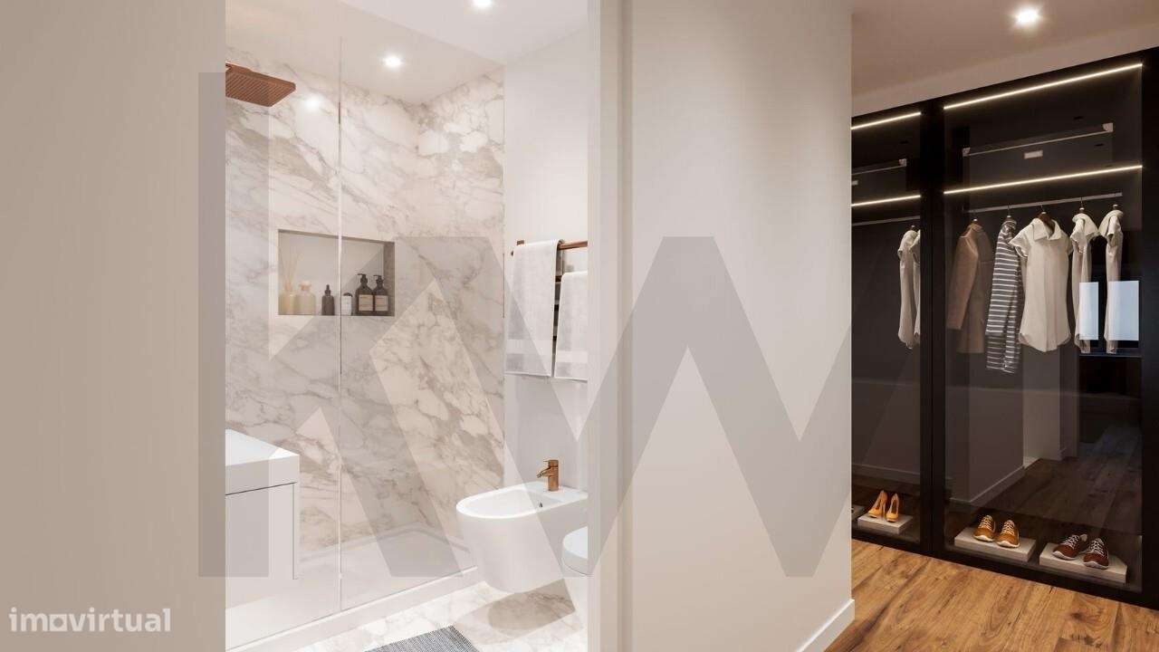 Exclusivo T2 inserido num edifício de charme com apenas 3 frações - Grande imagem: 2/8