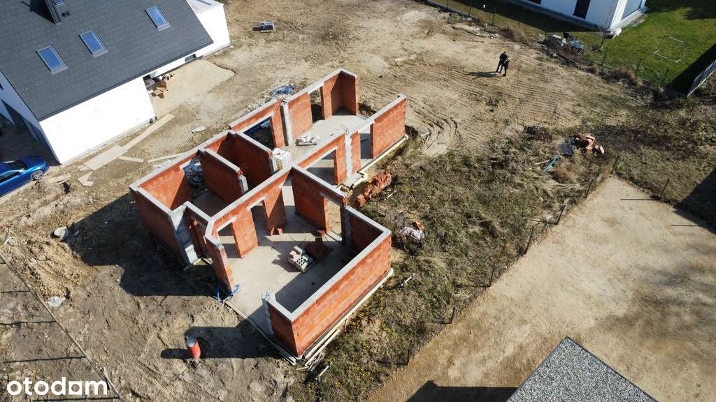 Dom Leśnaj Ostropa | Działka 837m² | Projekt typ A-8