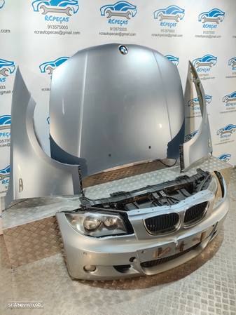 FRENTE COMPLETA BMW SERIE 1 E87 E81 PACK M CAPOT PARACHOQUES SENSORES GUARDA-LAMAS OTICAS RADIADOR VENTILADOR FRENTE FIBRA REFORÇO - 5