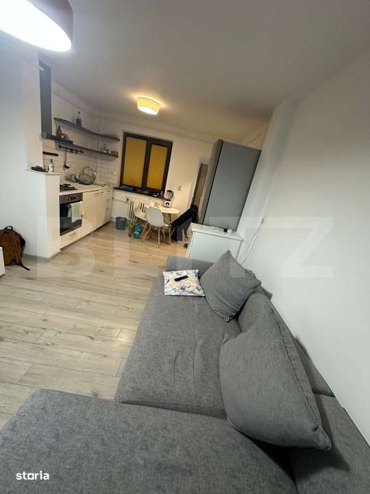 Apartament 2 camere, 39 mp, mobilat modern, balcon, zona Primaverii Ma - Imagine principală: 3/9