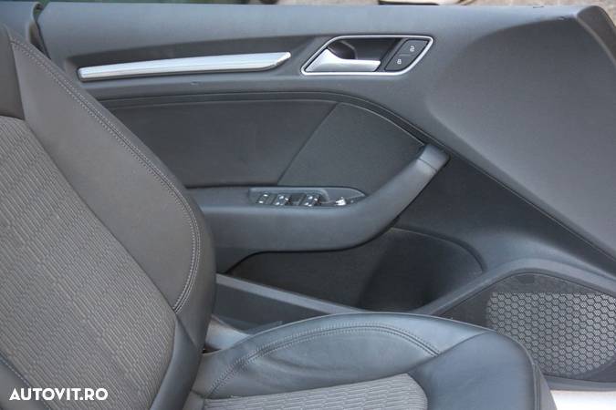 Interior de piele si material negru Audi A3 8V SPORTBACK Model 2015 !!! NU ESTE DE ANGLIA !!! - 6
