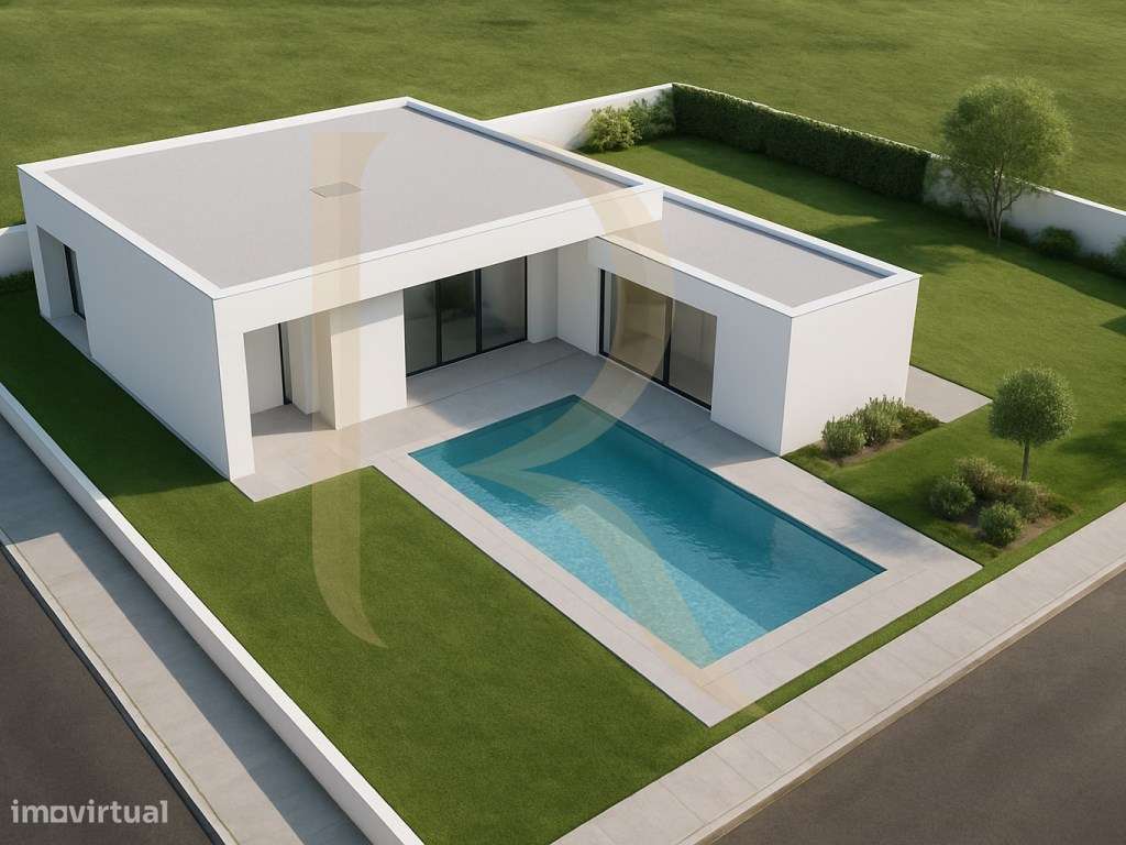 Moradia nova térrea isolada T3 com piscina em Pinhal do General - F... - Grande imagem: 1/8